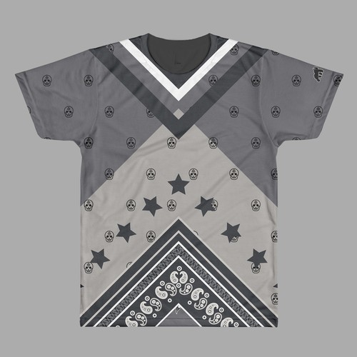 Hip hop t-shirt with the title 'Hip hop style t shirt design'