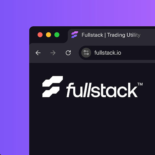 Block logo with the title 'Fullstack (Crypto Trading) Logo'