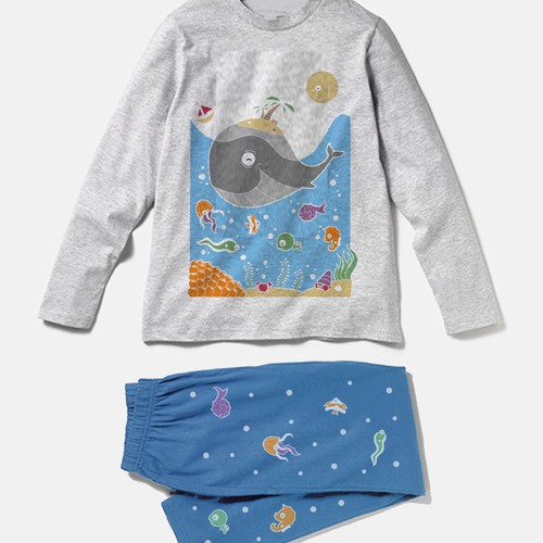 Underwater design with the title 'Sea World'