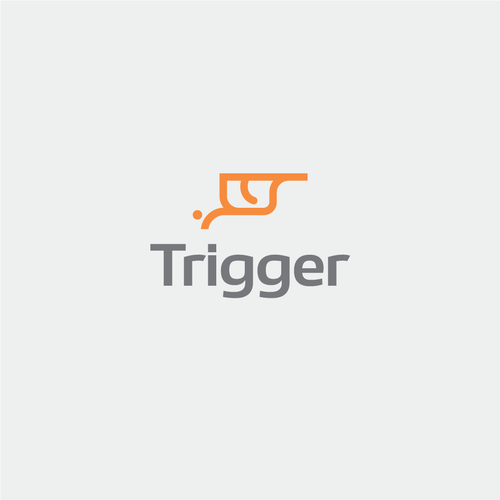 Marketing logo with the title 'Logo for Trigger, a marketing agency'