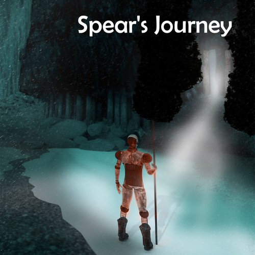 Storm design with the title 'Book cover for a SCI-FICTION story'