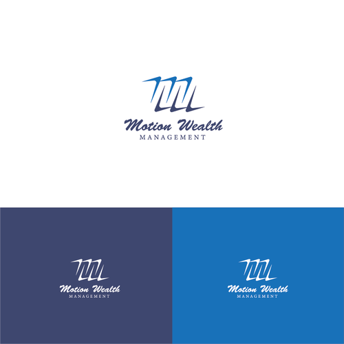 Good logo with the title 'motion wealth management'