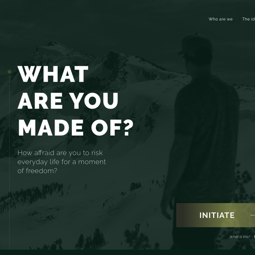 Survey design with the title 'Sports Survey Web Design'