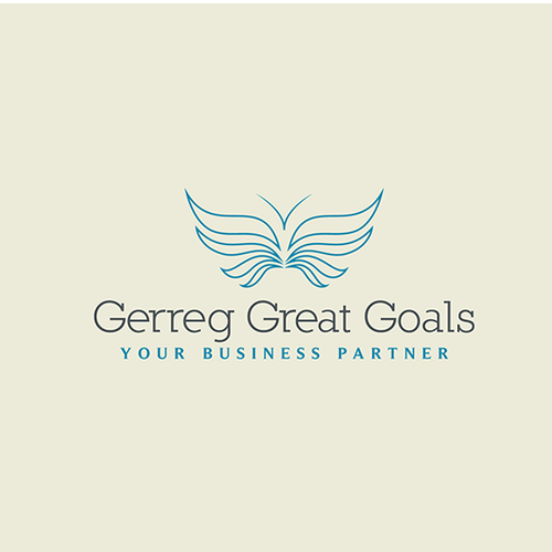 B2B logo with the title 'Gerreg Great Goals Logo'