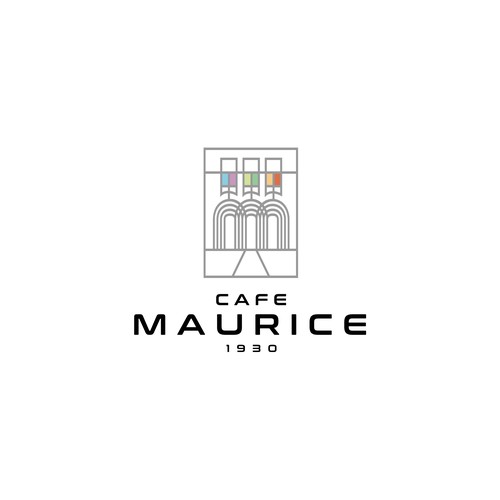 San Francisco logo with the title 'Cafe Maurice'