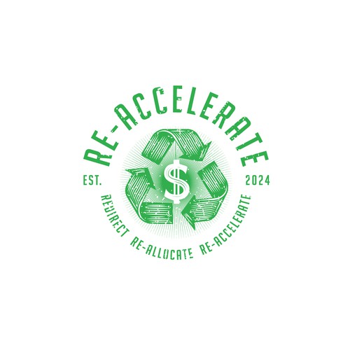 Dollar design with the title 'ReAccelerate Design concept'