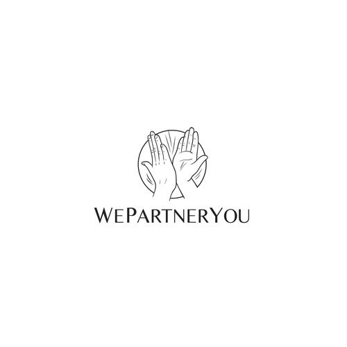 Partnership logo with the title 'Logo concept WePartnerYou'