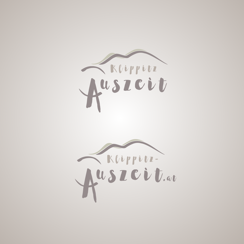 Time logo with the title 'Logo design for moutain hotel - travek'