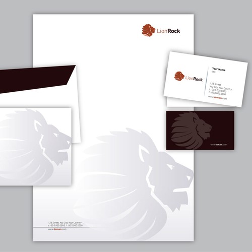 Envelope brand with the title 'Brand Identity'