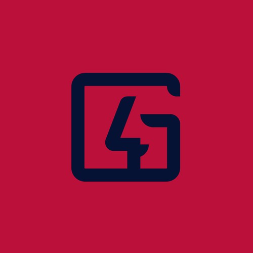 Number 4 logo with the title 'four guys logo'