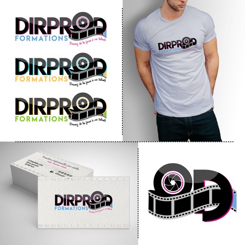 Textile logo with the title 'Parmi les finalistes'