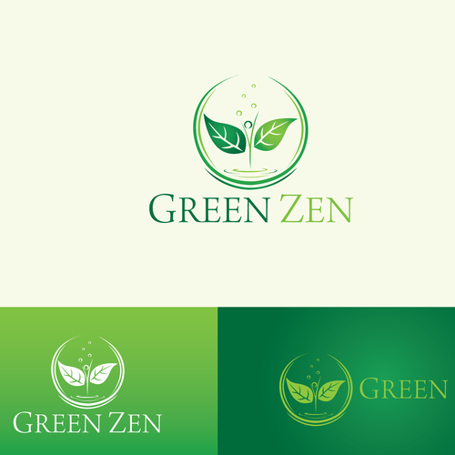 Leaf logo with the title 'Natural Supplement logo'