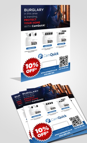 Camera design with the title 'Security CCTV'