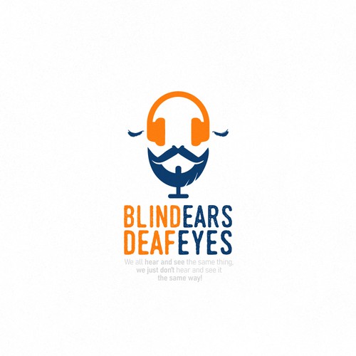 Blind logo with the title 'Logo for a Podcast company'