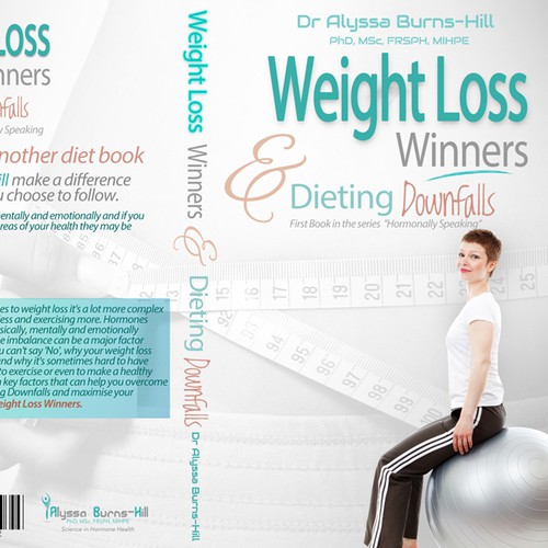 Weight-loss book cover with the title 'Weight Loss Book Cover'