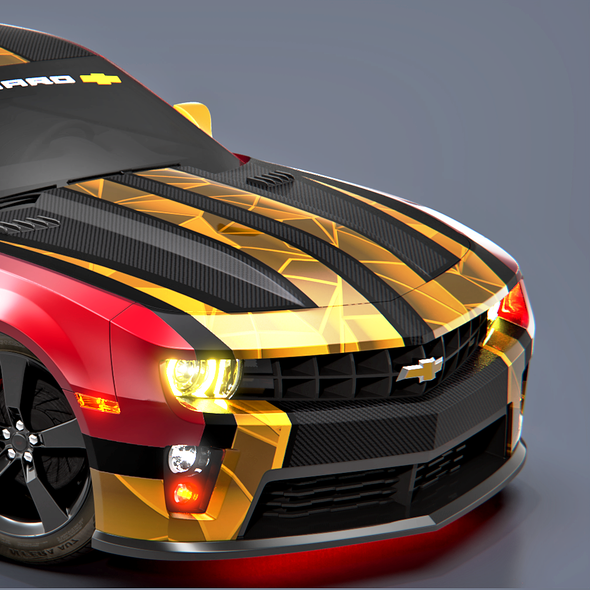 Chevrolet design with the title 'GT race style'