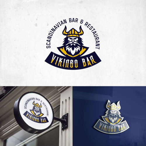 Bar brand with the title 'vikingo bar'