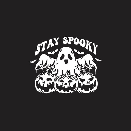 Halloween t-shirt with the title 'Halloween design'