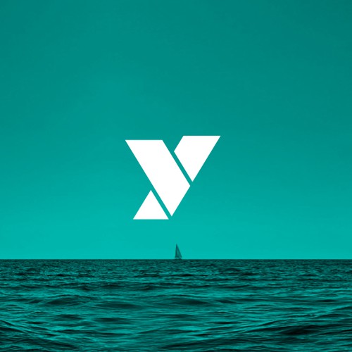 Yacht logo with the title 'Yatch Club Logo design'