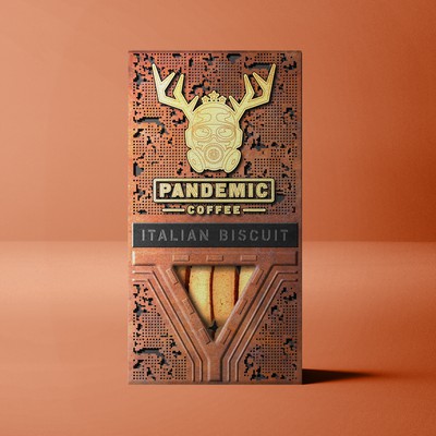 Design a box for food products for coffee