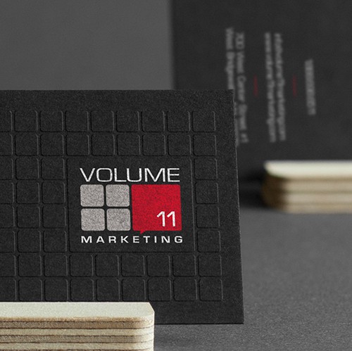 Letterpress design with the title 'business cards with embossing'