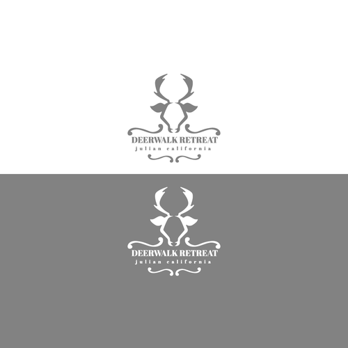 Hunter design with the title 'Logo concept for cottage'