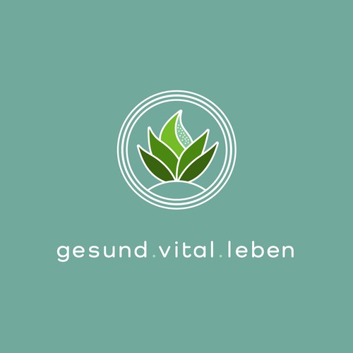 Living design with the title 'Health and Nutrition Consulting · Logo'