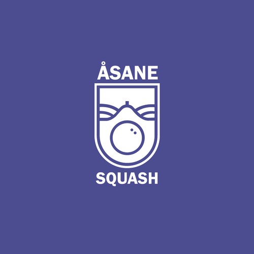 Corporate identity logo with the title 'Squash Club logo'
