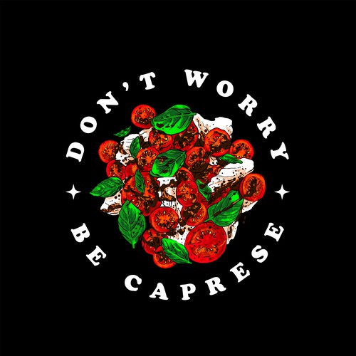 Italian food design with the title 'italian food'