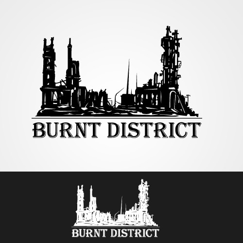 Club logo with the title 'Create the next logo for Burnt District'