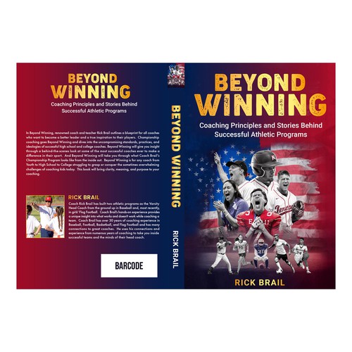 Player design with the title 'beyond winning '
