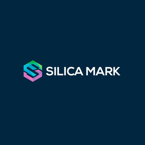 M brand with the title 'Creative Logo & Identity for Silica Mark'