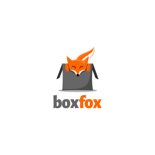 Gift box design with the title 'box fox'