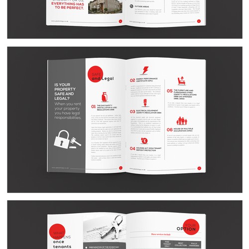 House design with the title 'Brochure design for PMS Lettings '