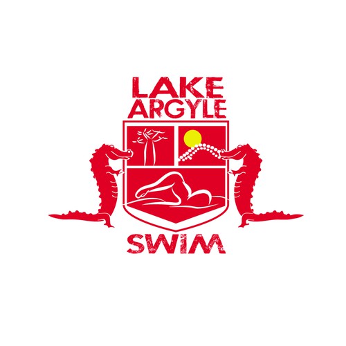 Crocodile logo with the title 'Swim event'