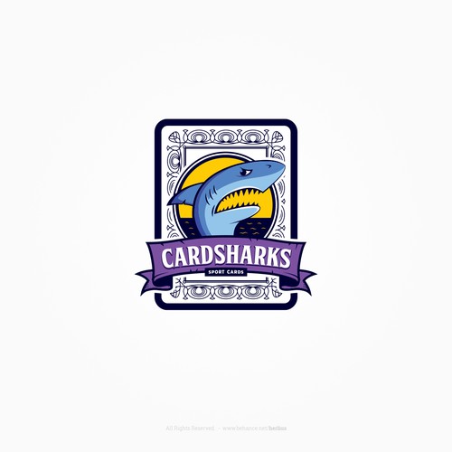 Card logo with the title 'Logo concept for a sport trading card company'