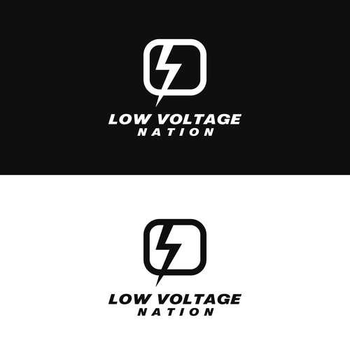 Voltage logo with the title 'Logo for Low Voltage Nation'