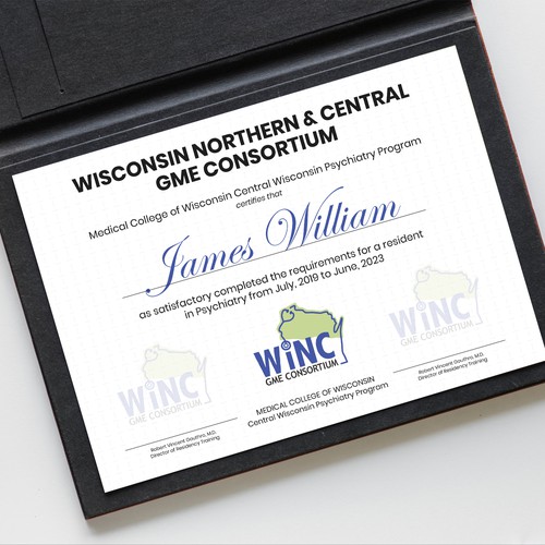 Certificate design with the title 'Certificate Design'