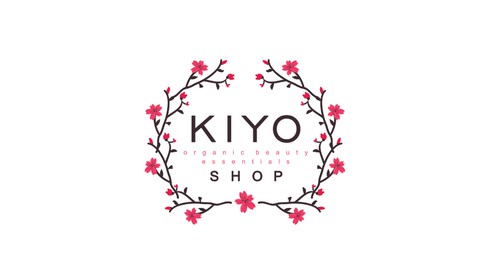 Cherry logo with the title 'Elegant logo for kiyo shop'