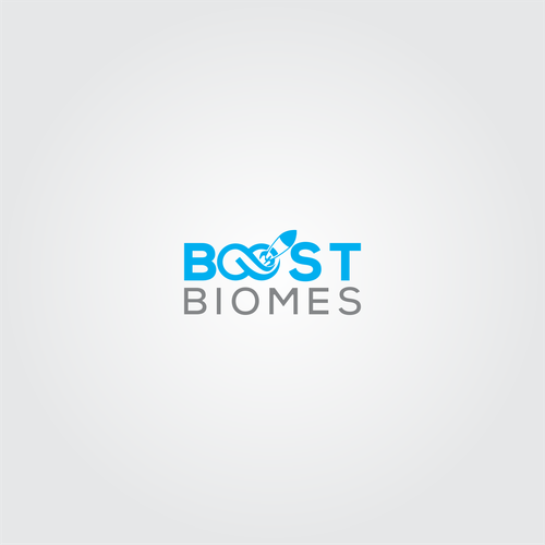 Boost logo with the title 'BOOST BIOMES LOGO'
