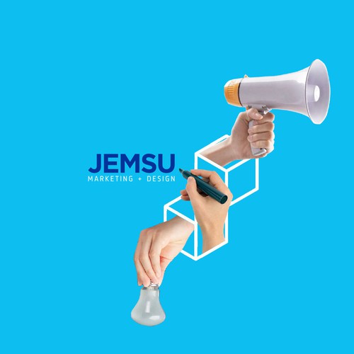 Publishing design with the title 'jemsu'