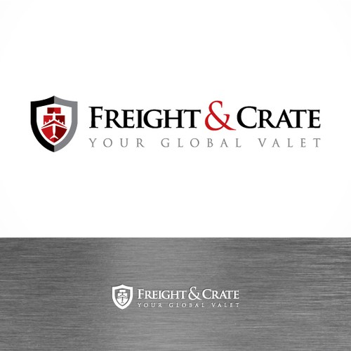 Global logo with the title 'Freight & Crate - your global valet!'