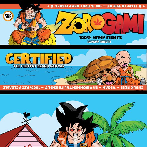 Art packaging with the title 'Packaging design idea'