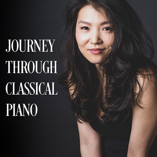 Album design with the title 'Journey Through Classical Piano'