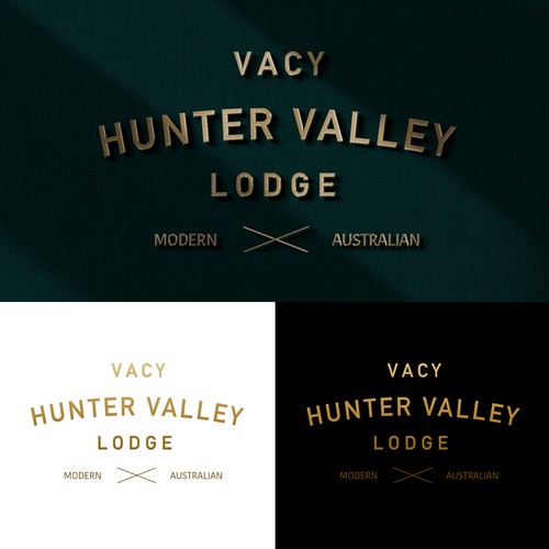 Country club logo with the title 'Minimal logo concept for a lodge'