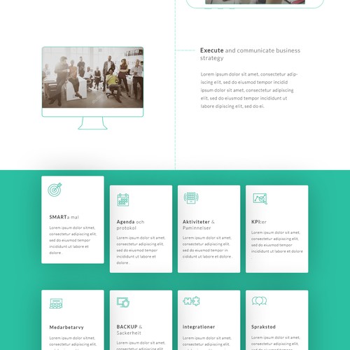 Solid design with the title 'Web design concept'