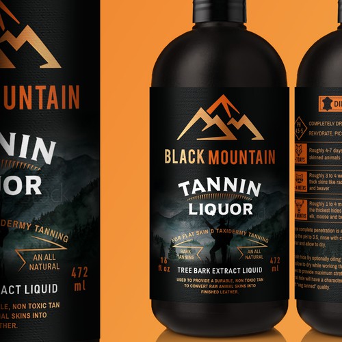 Packaging with the title 'Product Label Design for Rugged, Outdoors Lifestyle Brand'