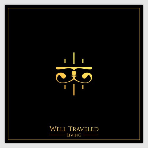 Rich logo with the title 'Monogram logo design'