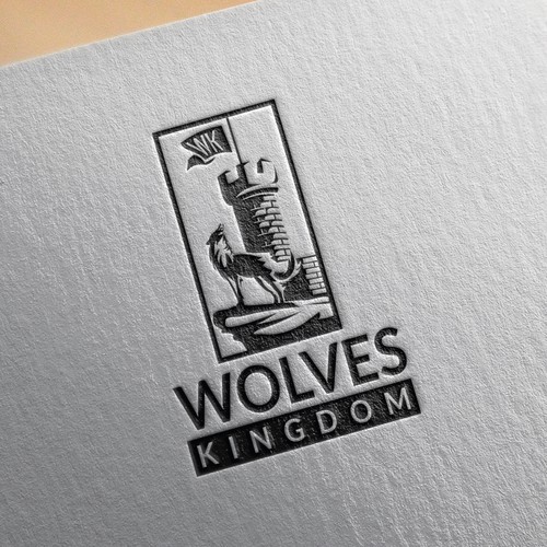 Kingdom logo with the title 'Wolves Kingdom'