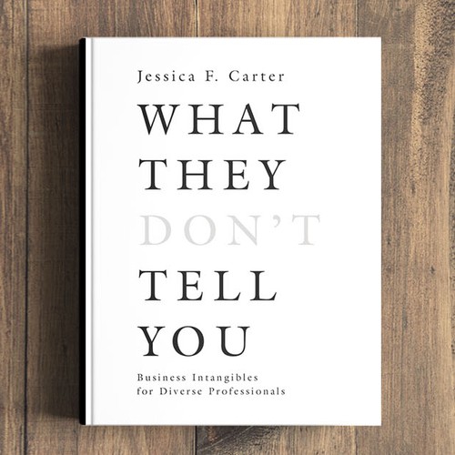 Minimal book cover with the title 'minimalist design for book cover'